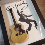 Quadro Elvis Presley com Mini Violo
