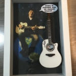 Quadro Silvio Brito com Mini Violo (produzido exclusivamente para o msico)