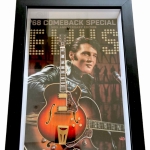  Quadro Elvis Presley com mini Violo