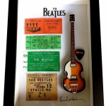 Quadro Paul McCartey com Mini Contra Baixo