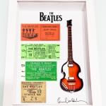 Quadro Paul McCartney com Mini Contra Baixo